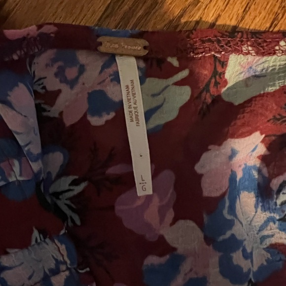 Free People Maybel front tie closure blouse for women - Picture 5 of 5